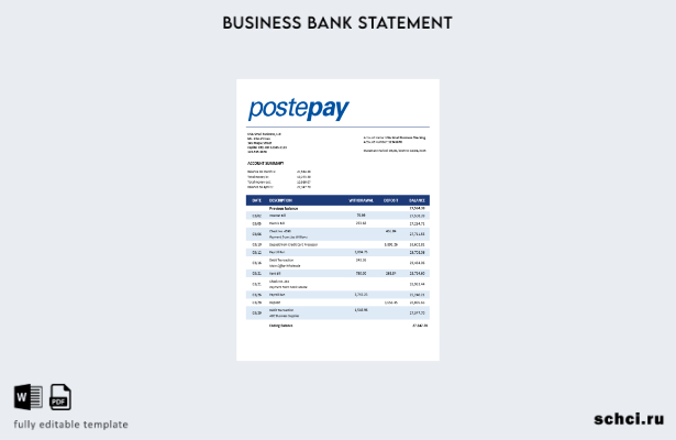 цифровая загрузка Postepay Evolution (Poste Italiane) шаблон заявления о предпри